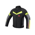 thumbnail image 4 of Motorcycle Jacket with Pads Breathable Mesh for Motorbike Riding Water Resistant Black Green XXXL, 4 of 8