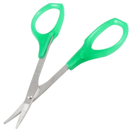 Unique Bargains Unique Bargains Handy Metal Hair Trimmer Eyebrow Scissors Shaper w Plastic Handle