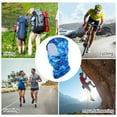 thumbnail image 3 of Unique Bargains 1 Pc Quick-drying Ice Silk Camouflage Balaclava Face Mask Blue, 3 of 5