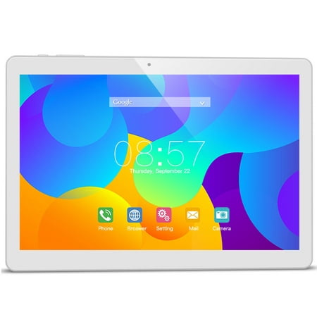 Teclast T10 Android Tablet, 10.1 inches Android 7.0 tablets with WiFi, SIM Card Slots, Hexa Core, 1.7GHz, 4GB+64GB, 8MP+13MP Dual Camera, Bluetooth, GPS, Learning Tablets for Kids