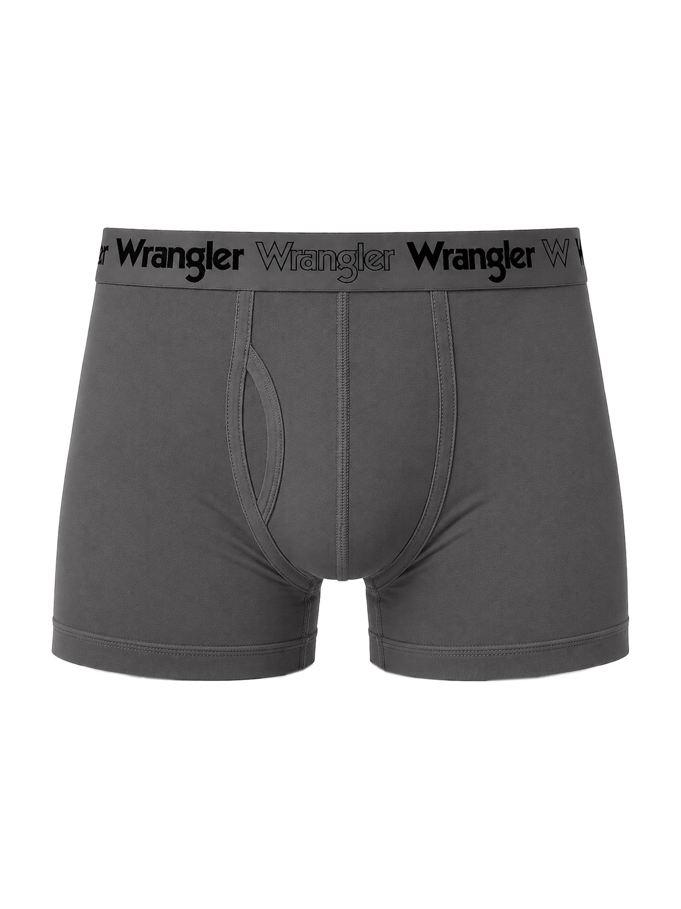 Wrangler Men's Flex Microfiber 6" Boxer Brief, 6 Pack