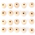 thumbnail image 5 of 20 piezas cuentas de madera redondas de Color madera, cuentas con patrón bonito a granel con agujero para manualidades DIY, regalo de decoración de Graffiti, 5 of 5