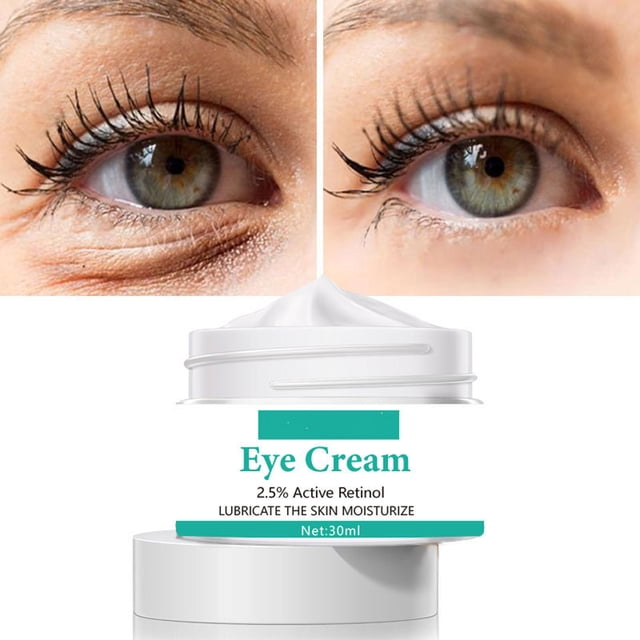 XWSHYW Brillo de Ojos La Vitamina C Aclara Las Ojeras Crema para Los Ojos Cuidado de La Belleza Crema para Los Ojos Humectante Luminoso Antiarrugas