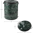 thumbnail image 2 of 29.5-Gaon Pop Up Outdoor Garbage Can - Coapsibe Trash Can for Parties, Yard Waste, or aundry - Camping Accessories by, 2 of 5