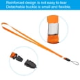 thumbnail image 3 of Uxcell 17" Neck Lanyards 0.4" Width Detachable Strap Lanyard for ID Badge Keys Orange 20 Pack, 3 of 5