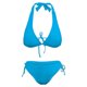 thumbnail image 1 of Traje de baño de dos piezas para mujer, bikini sexy con tanga y cuello halter, conjunto de bikini con lazos laterales, 1 of 6