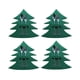 thumbnail image 3 of Matsuzay 4 unidades/juego de vajilla para árbol de Navidad, soporte de almacenamiento, bolsa para cubiertos, decoración, dinero en efectivo, Kits de decoración para fiestas Verde, 3 of 6