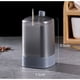 thumbnail image 1 of Caja automática para palillos de dientes, botella desmontable emergente automática, caja de almacenamiento para palillos de dientes con ventana transparente para el hogar, restaurante, gris claro, 1 of 11