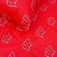thumbnail image 4 of Wisconsin Badgers 100% Cotton Sheet Set Full, 4 of 5