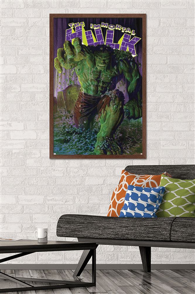 Marvel Comics - Hulk - The Immortal Hulk #1 Wall Poster, 22.375" x 34", Framed