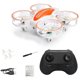 thumbnail image 4 of Control remoto UAV RC Mini RC Drone Un botón de despegue y aterrizaje Evitación de obstáculos Linterna LED Drone, naranja, 4 of 5