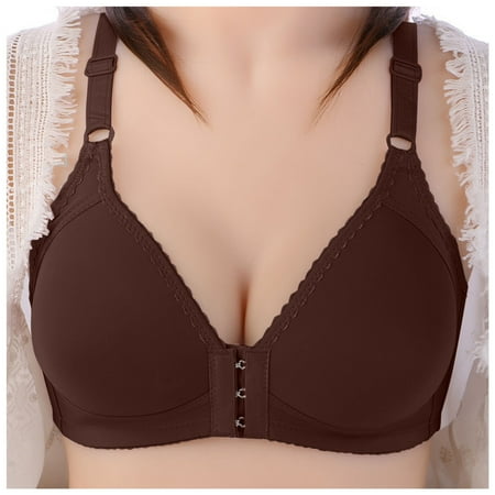 

Fabiurt Women s Bra Women s One Fab Fit Underwire Bra Demi T Shirt Bra Convertible Bras For Women Coffee