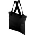 thumbnail image 1 of Canvas Tote Bag - CREATIVITY Bag KID Tested & Approved - Bulk Deal - Mato & Hash - 50PK Black/Black CA2700, 1 of 2