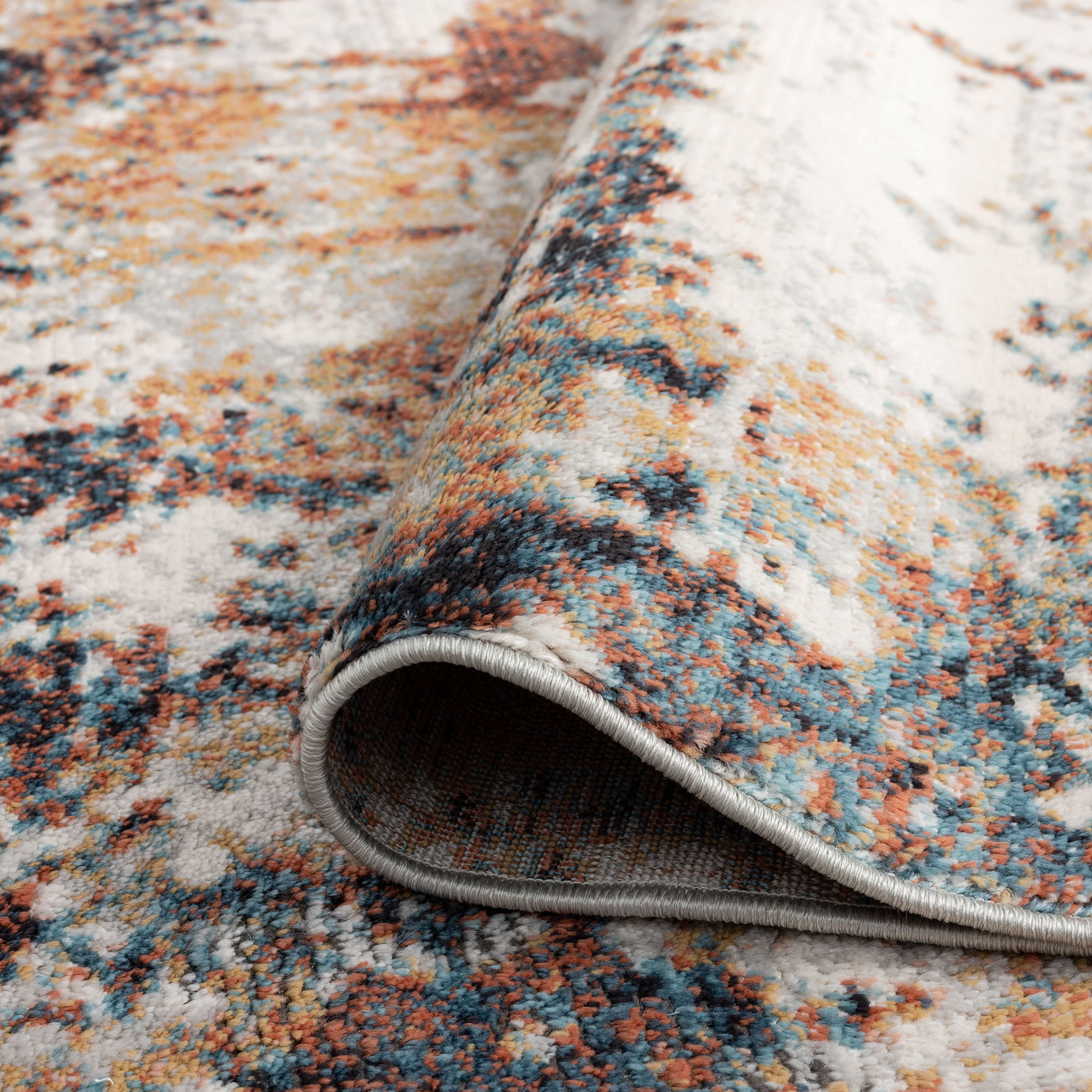 Anabel Contemporary 8' x 10' Multi-Color Polypropylene & Polyester Indoor Area Rug