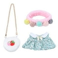 thumbnail image 1 of Ropa para muñecas, ropa para muñecas de peluche, conjunto informal de sombrero, diadema, patos, ropa para muñecas. pompones de colores, 1 of 8