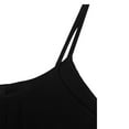 thumbnail image 3 of Scyoekwg Womens Sleeveless Tops Causal Camisole Comfortable Summer Crewneck Suspenders Tank Tops Loose Fit Solid Color Tops Vest Black XXL(12), 3 of 4