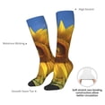 thumbnail image 6 of Cauagu Sky Golden Sunflower Field A Print Women's Men's Ankle Socks 1-pack Casual Athletic Socks for Unisex Adult Moisture-Wicking Socks for Daily Wear/Running/Sport, 6 of 8