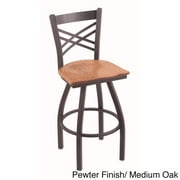 Holland Bar Stool Company Steel Frame Oak Bar Stool by Overstock