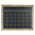 thumbnail image 1 of DesignOvation Beatrice Framed Magnetic Chalkboard Monthly Calendar, 23x29, Rustic Brown, 1 of 5