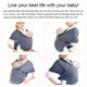 thumbnail image 3 of Portabebés, portabebés de alta calidad, portabebés elástico para recién nacidos y niños pequeños de hasta 15 kg, 100 % algodón orgánico suave para hombres y mujeres (gris oscuro) Xemadio LN-1560, 3 of 7