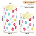 thumbnail image 4 of Pattern Flower Pattern Flameless Candles 2 PCS with Remote Realistic Moving Flame LED Tapered Pillar Set for Home Decor, 4 of 7