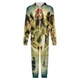 thumbnail image 4 of Pirates of The Caribbean Women Men Pajamas Zipper Onesie Jumpsuit Hooded One Piece Sleepwear, 4 of 8