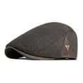 thumbnail image 2 of Men's Flat Ivy Gatsby Newsboy Hat Winter Spring Autumn Driving Cabbie Hunting Cap, 2 of 8