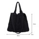 thumbnail image 5 of Bolsa Bolsos de hombro vintage de mano retro cruzado grande de punto para mujer (negro) Likrtyny Para Estrenar, 5 of 5
