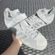 thumbnail image 2 of Adi - das Pro Shell 80s Triple Grey Men's Athletic Shoes BZ0210 Size 7.5, 2 of 6