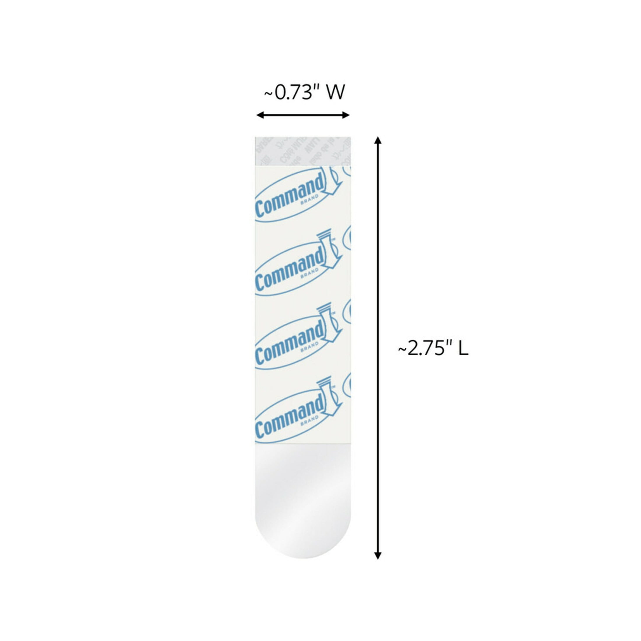 Command Medium Clear Replacement Strips for Wall Hooks, 12 Strips, Damage-Free Hanging