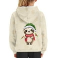 thumbnail image 4 of DISNIMO Christmas Sloth Hoodie for Girls 14-16 Pullover Hoodies for Teen Girls Boys Snowflake Sweatshirt with Hoodie Kids Child Sweatshirts Long Sleeve Streetwear Hoodie for Girl Teens Casual, 4 of 7