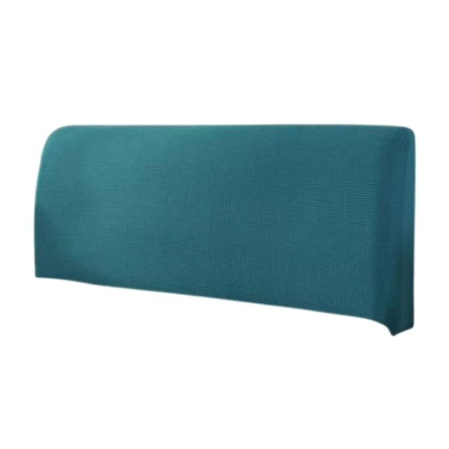 Cateissary Actualización y cabecera de poliéster con cabeceras de cama de lujo nórdicas, funda antideslizante elástica y flexible Juegos de cama verde negruzco