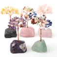 thumbnail image 3 of Toystoory Base de árbol de Chakra, cristal natural hecho con centro de gravedad estable y bajo, hogar, decoración del hogar, oficina Decoración del hogar, 3 of 6
