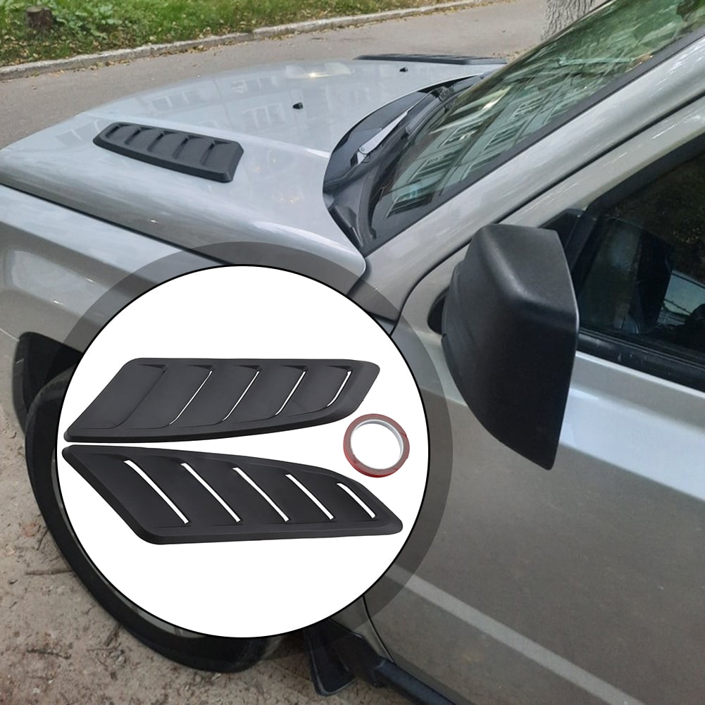 Buy iSpchen Universal Hood Vent Scoop Cover Kit Air Flow Intake Louvers Hood Trim Covers