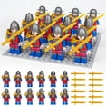 thumbnail image 4 of Soapjuice 12PCS Set Assorted Ancient Soldiers: Roman Legion Mini Figure Building Toys, 4 of 5