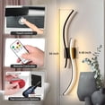 thumbnail image 4 of Candelabros de pared Aikertec que funcionan con pilas, 96 cm, con mando a distancia, paquete de 2, 4 of 8