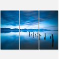 thumbnail image 2 of Design Art - Blue Lake with Wooden Pier, 2 of 3
