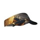 thumbnail image 1 of Fotbe Maple Leaf Meditating Squirrel Visera Deportiva con Diseño, Gorra Abierta Ajustable de Algodón para Mujer y Hombre, 1 of 7
