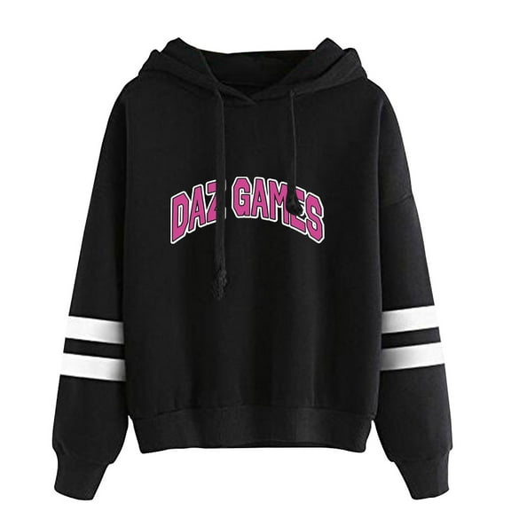 Daz Games Logo Hoodie Women Men Long Sleeve Pullover Casual Streetwear Sweatshirt