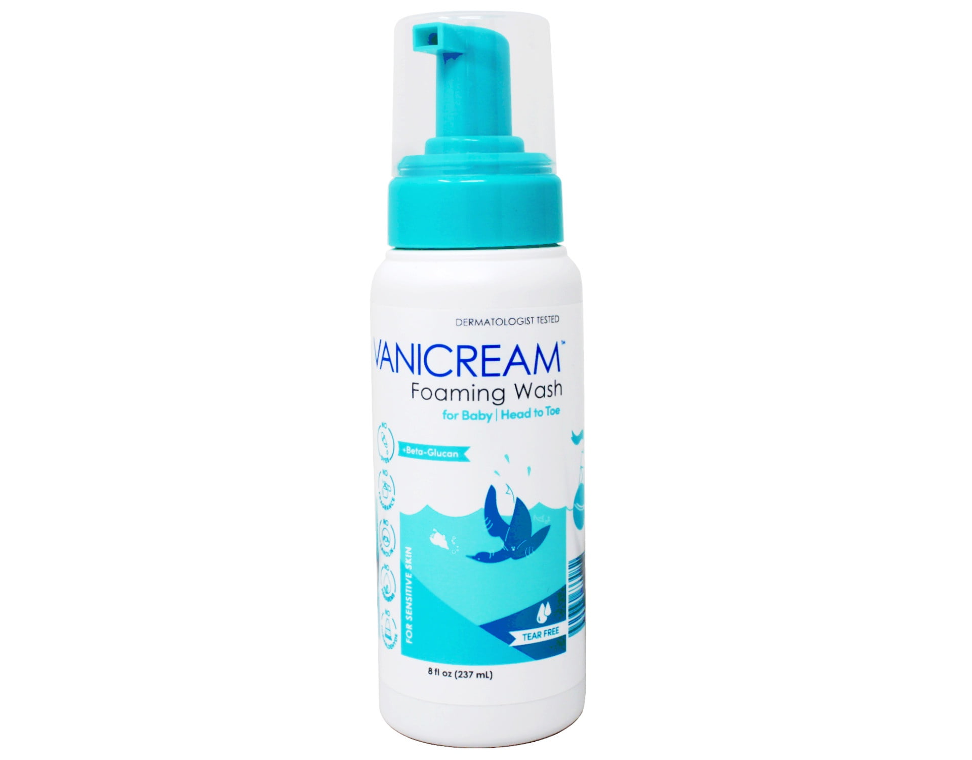 (2 pack) Vanicream Foaming Wash, For Baby, Sensitive Skin, Tear Free, 8 fl oz (237 ml)