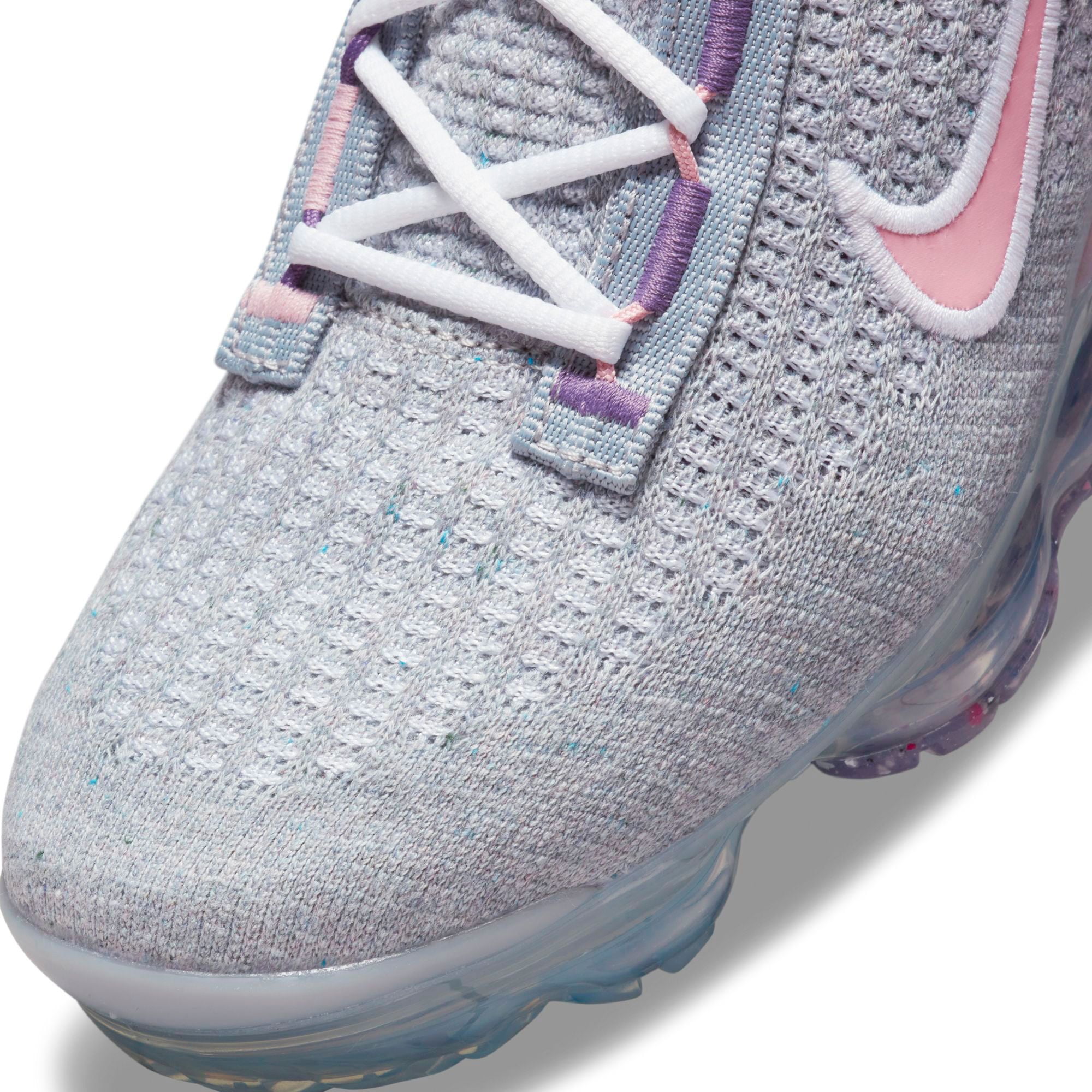 Big Kid s Nike Air VaporMax 2021 FK Wolf Grey Pink Glaze DB1550 007 5 Walmart