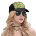 thumbnail image 5 of Naloa Vegetable Adult adjustable Print Baseball Hat, Patchwork curved brim baseball capfor Men and Women, One Size, 5 of 5