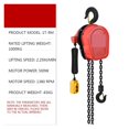 thumbnail image 2 of Portable Manual Lifting,Electric Chain Hoist 1 Ton Electric Reverse Chain Hoist Household Hoist Efficient And Labor-Saving ,Outstanding Load Capacity, 2 of 4