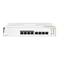 thumbnail image 1 of HPE Aruba Instant On 1830 8G 4p Classe4 PoE 65W Commutateur - Commutateur - Intelligent - 4 x 10/100/1000 + 4 x 10/100/1000 (PoE+) - de Bureau, Montable sur Rack - PoE+ (65 W), 1 of 3