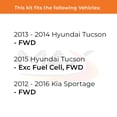 thumbnail image 2 of MAX Advanced Brakes - Brake Kit For 2013-2015 Hyundai Tucson| Carbon Ceramic Brake Pad and Rotor Kit Front and Rear| Cross-Drilled Brake Rotors, 2 of 9