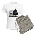 thumbnail image 5 of CafePress - Scottie & Westie Best Friends Women's Light Pajama - Women's Short Sleeve Print T-Shirt and Pants Light Cotton Pajama Set, 5 of 7