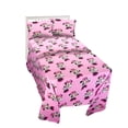 thumbnail image 2 of Minnie Mouse Twin Bedding Set for Toddlers - Bundle Includes Minnie Mouse Sheets with Flat Sheet, Fitted Sheet, and Pillowcase for Twin Bed Plus Stickers, More | Minnie Mouse Bedroom Decor, 2 of 4