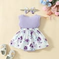 thumbnail image 5 of Coerni Baby Girl Clothes New Born Romper Dress Toddler Lace Ruffle Sleeveless Summer Outfits with Headband 0 12 18 Months, 5 of 9