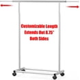 thumbnail image 3 of Standard Rod Garment Rack, Silver, 3 of 7
