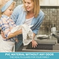 thumbnail image 7 of OTHWAY 9.5"x12" Non-Slip Double Sink Divider Protector Mat Heavy-Duty Dish Drying Rack with Strong Suction Cups, Easy to Clean & No Smell Kitchen Sink Tray for Glassware, Plates & Dishes (Dark Gray), 7 of 7